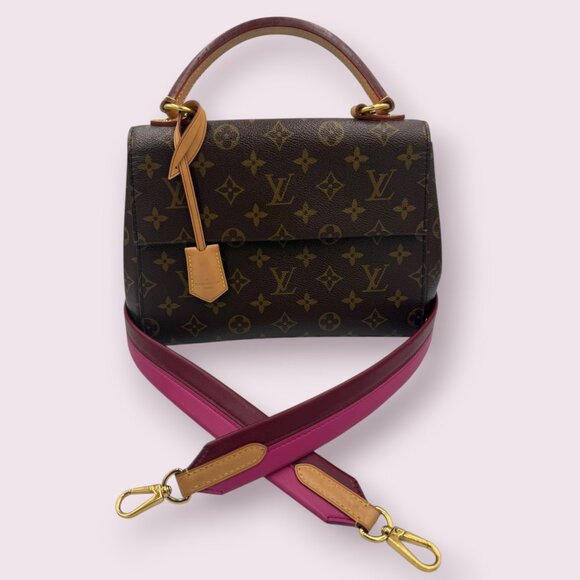 Louis Vuitton Monogram Cluny BB Bordeaux X Fuchsia - Picture 7 of 13